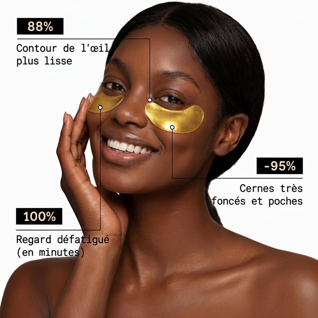 Patch anti-cerne micro aiguille au curcuma - 60 patchs