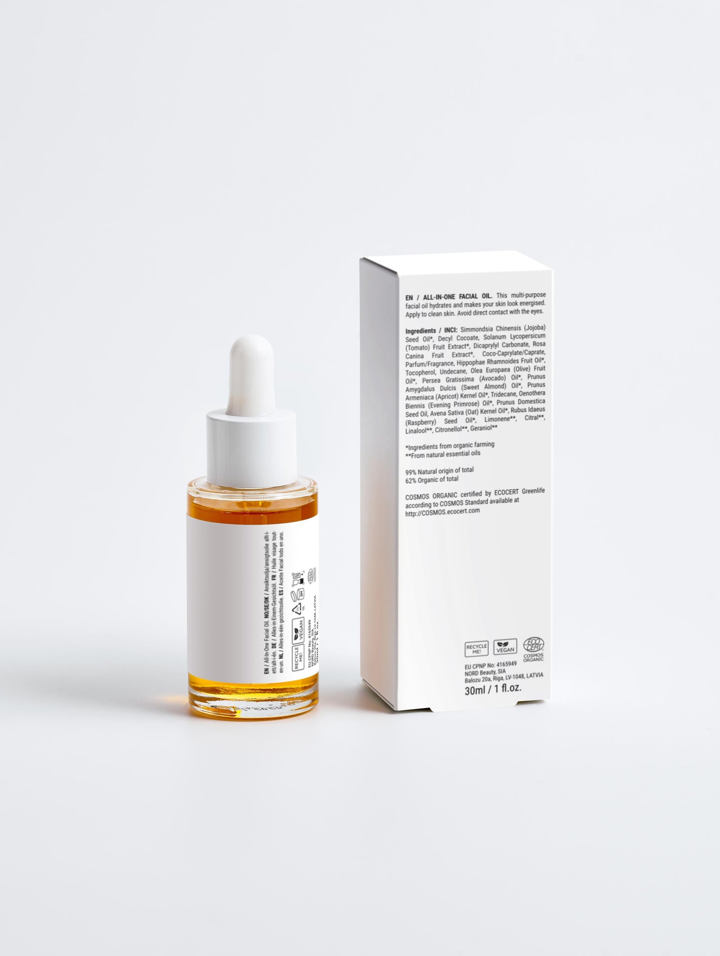 Huile visage Hydratante éclat