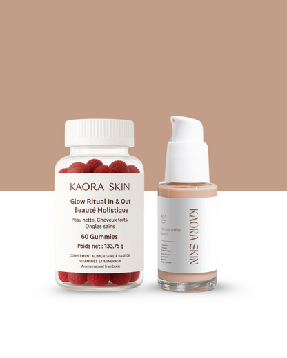 Le Duo Beauté IN&OUT - Gummies & Sérum aux peptides effet botox